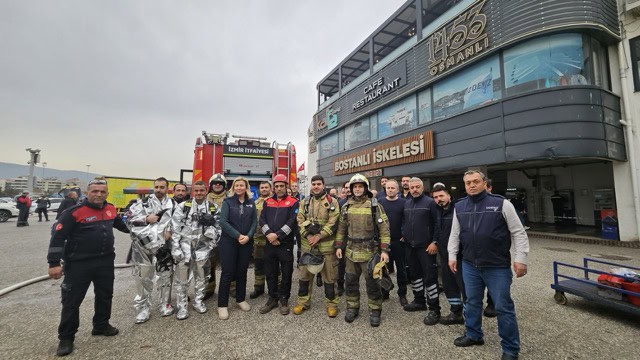 İZDENİZ’den yangın tatbikatı