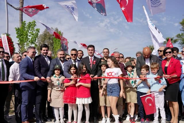 Muhtar Mehmet Satılmış Parkı, 23 Nisan’da açıldı