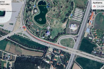 Eskişehir'de Prof. Dr. Fethi Heper Stadyumu Kavşağı Yarın Asfalt Yama İçin Geçici Olarak Kapatılacak