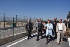 Vali Erdinç Yılmaz ve Başkan Ayşe Ünlüce, Sarısungur’daki Hayvan Bakımevi’nde İncelemeler Yaptı